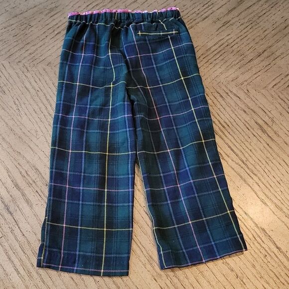 3T girls Ralph Lauren plaid pants 💚💗 - Picture 4 of 6